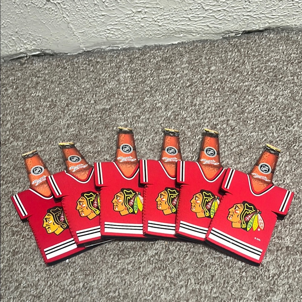 Chicago Blackhawks Red Bottle Jersey Covers
